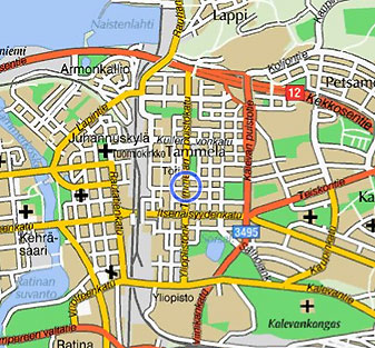 Kartta Eniro Tampere